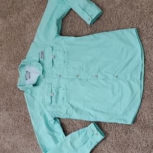 Columbia Teal long sleeve top